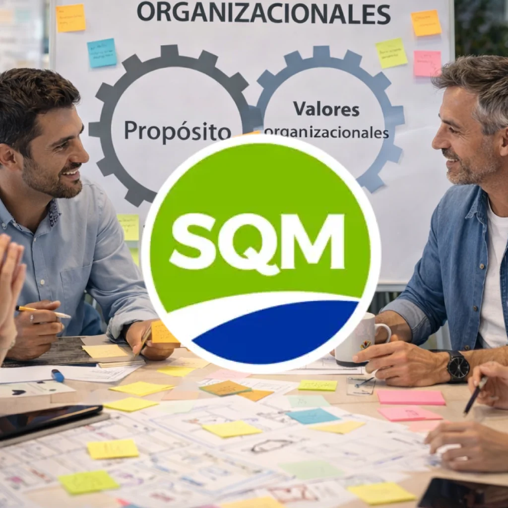 Caso SQM: activación del propósito y los valores corporativos para fortalecer la cultura organizacional.