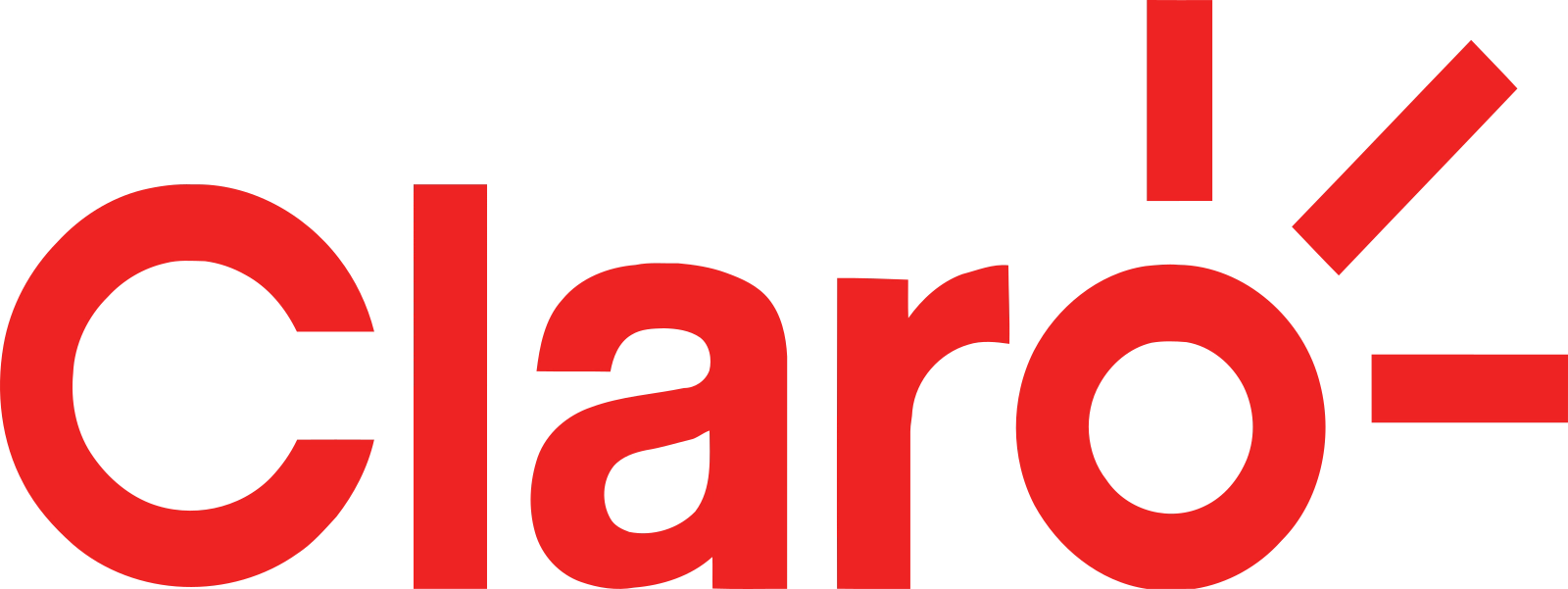 Logo de Claro, cliente de Almabrands en proyectos de estrategia de marca e identidad.